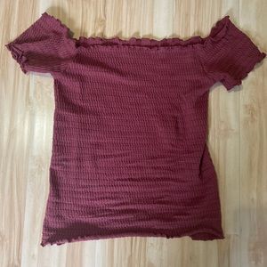 Free people off shoulder t